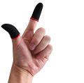 1 Pair (2 Pcs) PUBG Mobile Finger Sleeves - Cyber Fox - Sweatproof Gloves for PUBG Mobile Gaming - Finger Grip For Gaming - PUBG Finger Gloves - Finger Gloves For Mobile Gaming - PUBG Finger Cover PUBG Finger Grip - Finger Sleeves For Free Fire.