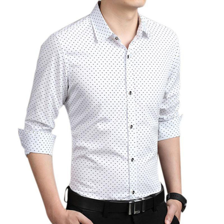 Trendy%20Cotton%20Ball%20Printed%20Long%20Sleeve%20Formal%20Shirt%20For%20Men%20-%20Image%202