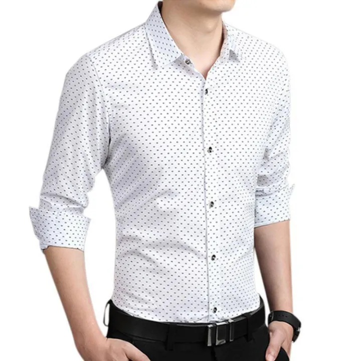 Trendy%20Cotton%20Ball%20Printed%20Long%20Sleeve%20Formal%20Shirt%20For%20Men%20-%20Image%202