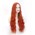 VDFD Ginger Orange Wig Long Curly Cosplay Good Wig Big Wave Party Fake Hair Chemical Wigs with Curly Hair.