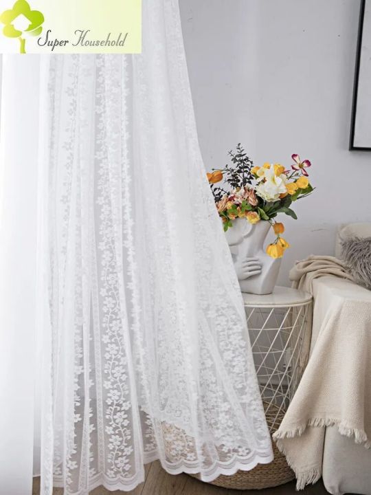 Lace%20Gauze%20Curtains%20White%20Striped%20Tulle%20For%20Living%20Room%20Bedroom%20Balcony%20Window%20Curtain%20Princess%20Mosquito%20Nets%20Wave%20Special%20Offer%20-%20Image%206