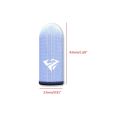Gaming Finger Sleeves for Mobile Gaming 0.25mm Glass Silver Fiber Seamless Thumb Fingertip Cover for PUBG/COD/LOL/ROS 24BB. 