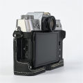 Palm Print PU Leather Camera Half Body Case for Fujifilm XT30 Fuji X-T30 XT30II XT20 XT10 Battery Opening Bottom Cover. 