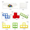 3D Tetra Tower Balance Stacking Toys Board Games Hand-Eye Coordination Balance Puzzle Stack Building Block Balancing Tower Game.