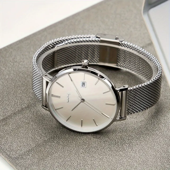 Women's%20Minimalist%20Quartz%20Watch%20Business%20Fashion%20Analog%20Calendar%20Stainless%20Steel%20Wrist%20Watch%20-%20Image%208