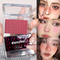 Embossed Blush Palette Facial Blush Powder Fine Powder Texture High Color Rendering Luxury Powder Blusher Powder Matte Makeup. 