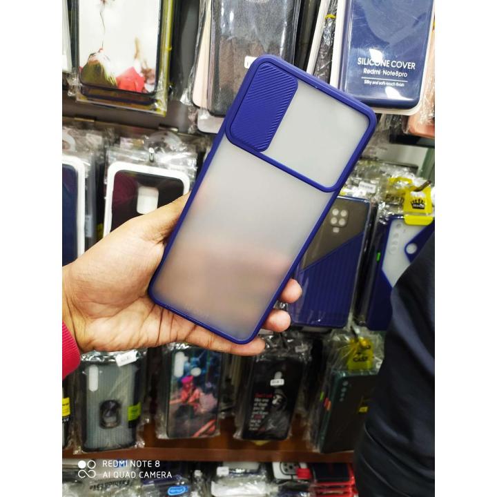 Slide camera protect back cover FOR Poco C3