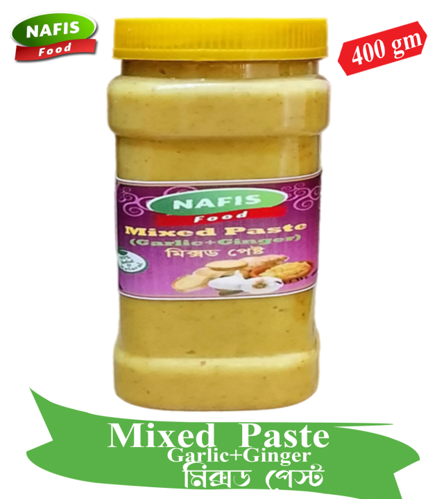 Mixed (Garlic + Ginger) Paste (Mixed Bata) -400gm