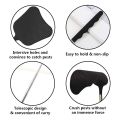 Mosquito and Fly Killing Plastic Fly Swatter Retractable Stainless Steel Rod, Suitable for Indoor and Outdoor Use (2 Pack). 