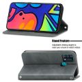 For Samsung Galaxy M21s/F41/M31 Retro Skin Feel Business Magnetic Horizontal Flip Leather Case with Holder & Card Slots & Wallet & Photo Frame. 