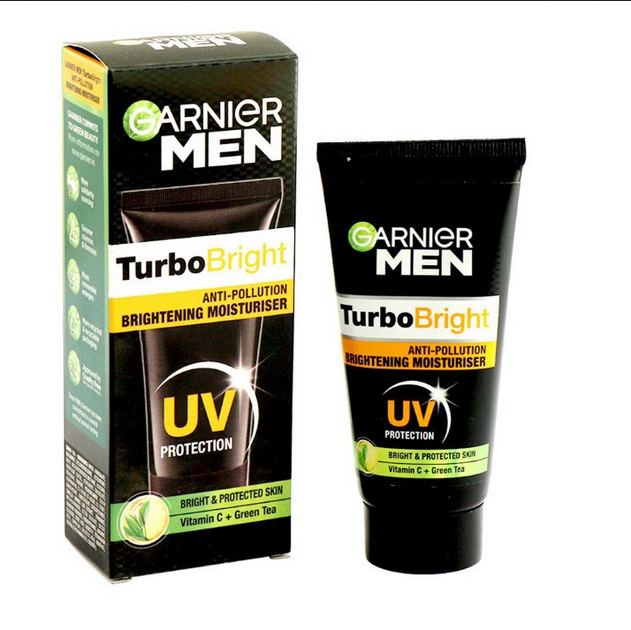 Garnier Men Turbo Bright UV Protection Brightening Moisturiser 40g