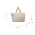 Tote Shoulder Bags Fashion Plush Bag Large Capacity Plush Bag Hand Tote Bag Plush Bag Plush Bag.
