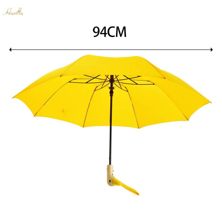 Sun%20Rain%20Umbrella%20Travel%20Umbrella%20Portable%20Durable%20Comfortable%20Handle%20Umbrellas%20for%20Rain%20and%20Yellow%20-%20Image%202