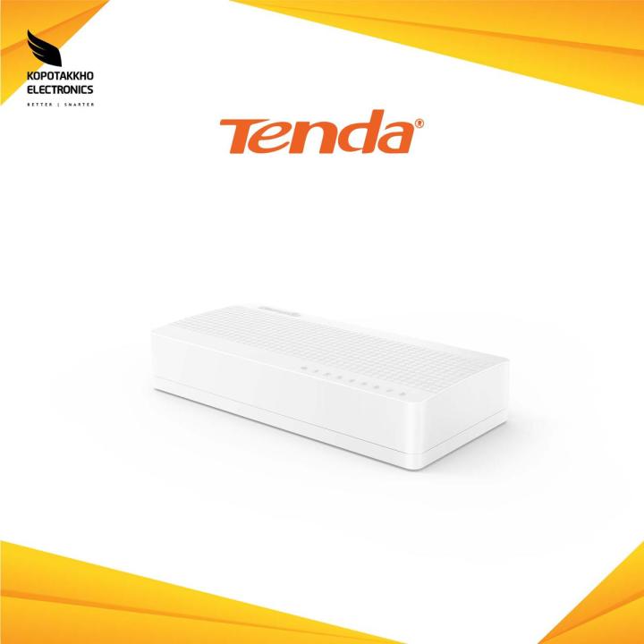Tenda S108 10/100 8 Port Network Switch (White)