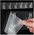 6 In 1 Self Adhesive Wall Hooks Waterproof Transparent Adhesive Hooks for Wall Hook 6. 