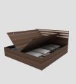Nice Furniture Queen Beds with Box Storage | Designer Bed for Living Room Bedroom Box Khat (Choco Brown).