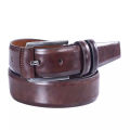 Chocolate Leather Formal Belt For Men.
