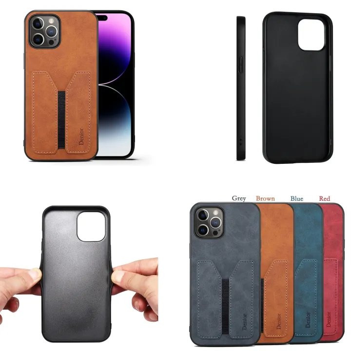 Denior%20DV%20Elastic%20Card%20Slot%20PU%20Back%20Cover%20Phone%20Case%20For%20iPhone%2015%20Pro%20Max%20/iPhone%2015%20Plus%20-%20Image%206