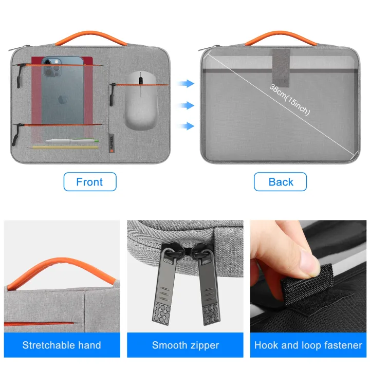 HAWEEL%2013.0%20inch%20Sleeve%20Case%20Zipper%20Briefcase%20Laptop%20Handbag%20For%20Macbook,%20Samsung,%20Lenovo%20Thinkpad,%20Sony,%20DELL%20Alienware,%20CHUWI,%20ASUS,%20HP,%2013%20inch%20-13.5%20inch%20Laptops%20-%20Image%203