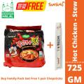 Samyang Hot Chicken - Stew Ramen 5Ps X 145gm - 725gm - Korea. 