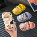 Kids Sandals Summer Cartoon Boys Girls Mules Garden Beach Slippers Sandals Non-Slip Soft Flat Children Baby Shoes. 