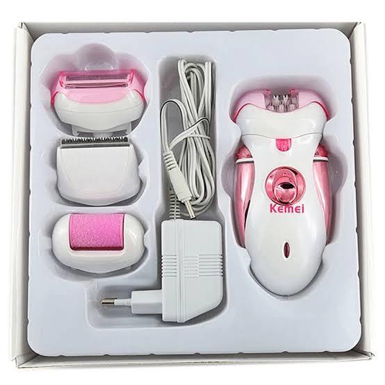 Kemei%20KM-2530%20Rechargeable%20Epilator%20&%20Shaver%204%20in%201%20Beauty%20For%20Women%20-%20Image%203