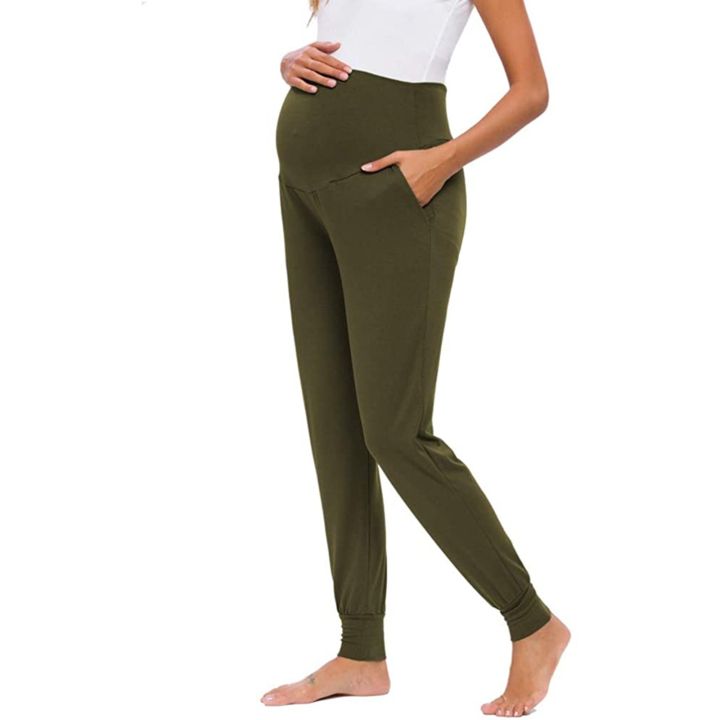 Women's%20Pregnancy%20Maternity%20Clothes%20High%20waist%20Yoga%20Pants%20for%20Pregnant%20Leggs%20Skinny%20Casual%20Exercise%20Trousers%20Multicolor%20-%20Image%202