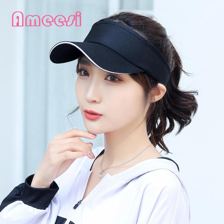 Ameesi%20Golf%20Hat%20Solid%20Color%20Men%20Women%20Running%20Cycling%20Visors%20Hat%20-%20Image%204