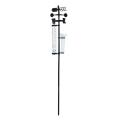 Weather Station, Weather Station Rain Gauge,Gauge and Thermometer.