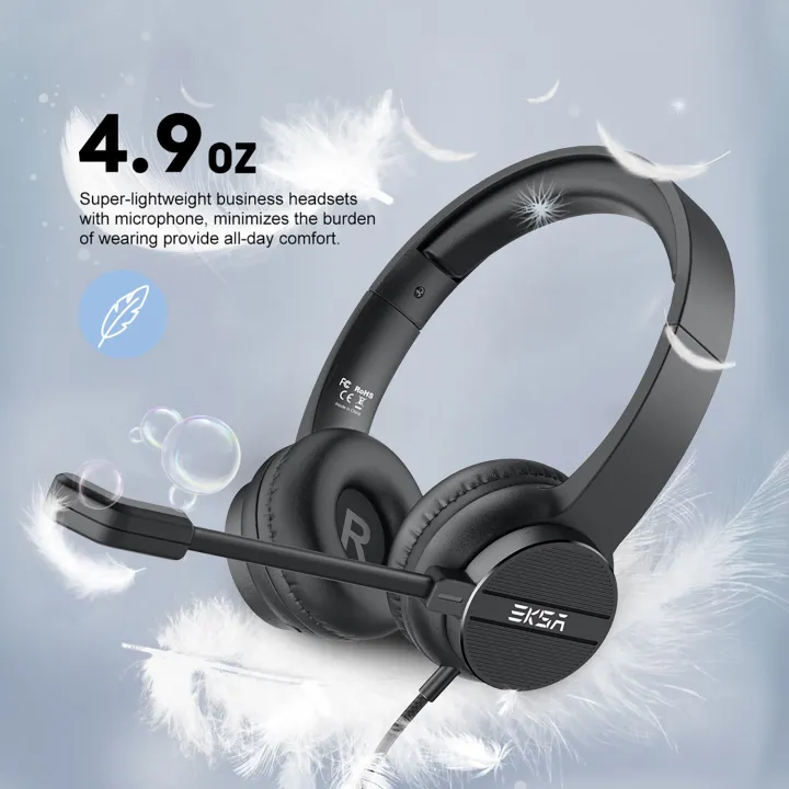 EKSA%20H12/H12E%20Wired%20Headset%203.5mm/USB%20On-Ear%20Computer%20Headphones%20with%20Rotatable%20Microphone%20Noise%20Cancelling%20for%20Call%20Center%20-%20Image%206
