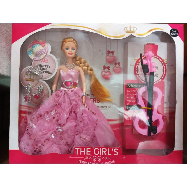 Barbie Doll Full Set Perfect Gift for Baby 16'' Big Size box with