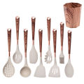 Spatula set nordic stir-fry spatula silicone spatula stir-fry spoon soup spoon kitchen kitchenware supplies household encyclopedia.