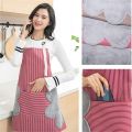 Cooking Kitchen Apron with Pocket Check Chef Apron Dress for Women Men Adults for Baking Restaurant Tool.
