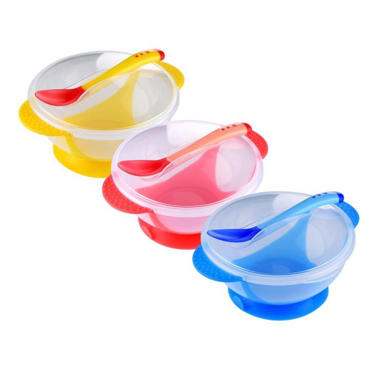 Baby Feeding Bowl And Spoon Set Baby Tableware Children Food Bowl