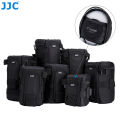 JJC Camera Lens Bag Belt Waterproof Lens Case Storage Pouch for Canon Nikon Sony Fujifilm DSLR Backpack Photography Accessories.