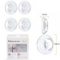 Round Self-Adhesive Clear Door Stopper Rubber Damper Buffer Cabinet Muffler Wall Protector Door Handles Bumper Protective Plug.