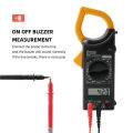 YIERYI Digital Clamp Meter Ammeter Voltage Tester Non Contact Multimeter Resistance Ohm Tool.