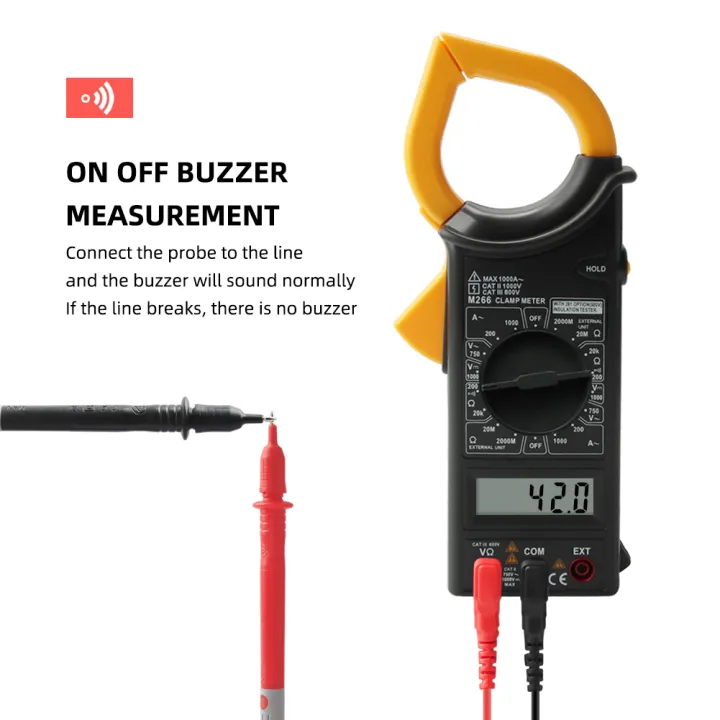 YIERYI%20Digital%20Clamp%20Meter%20Ammeter%20Voltage%20Tester%20Non%20Contact%20Multimeter%20Resistance%20Ohm%20Tool%20-%20Image%205