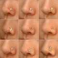 【Great Selection】 Women and Girls Nose Cuff Clip-on Nose Ring Clip-On Nose Ring Non-Piercing African Nose Cuff Nose Ring Cuffs.
