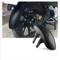 Universal Motorcycle Rear Wheel Cover Tyre Guard Mudguard And Bracket Set (Black). 