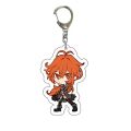 Genshin Impact Anime Hutao Diluc Qiqi Venti Zhongli Qiqi Razor Xiao Klee Paimon Keqing Fischl Hutao Childe Xiangling Keychain. 