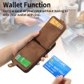 Cross Leather Ring Vertical Zipper Wallet Back Phone Case For Samsung Galaxy S22+ 5G/Samsung Galaxy S21 5G/Samsung Galaxy A32 4G/Samsung Galaxy S20/Samsung Galaxy S23 Ultra 5G/Samsung Galaxy A54 5G/Samsung Galaxy A04e/S. 