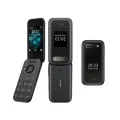 NOKIA 2660 Flip feature phone ( Refurbished ) color Black. 