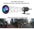 VSYSTO Motorcycle Camera Dual 1080p Motorbike Dash Cam Wifi Video Recorder Night Vision ,Loop Recording G sensor. 