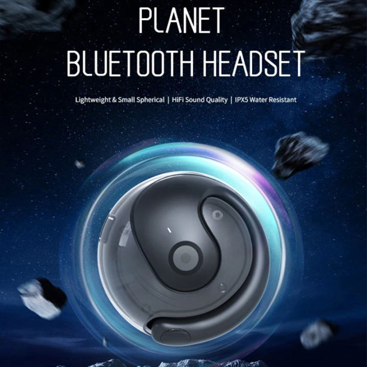 2024 Tws Wireless Bluetooth Headset JM13 Planet Bluetooth Necklace Headphone Active Noise Earphone Gonghpng