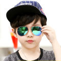 【linfang store】（NEW）[2024]Children's sunglasses men and women color reflective mirror cute baby kids sun glasses. 