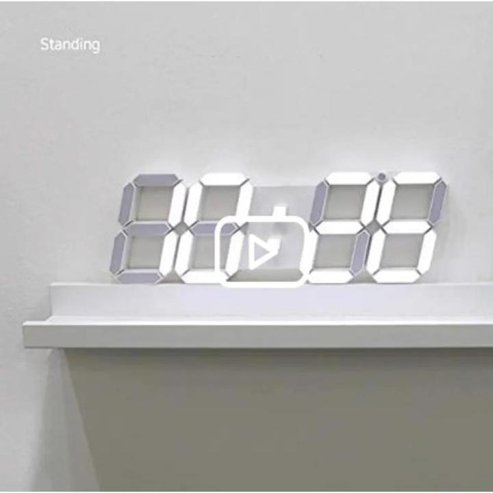 Product details of 3D LED Wall Clock Modern Digital Table Desktop Alarm Clock Night Jam Dinding Bilik Tidur Aesthetic clock Watch
