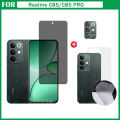 3 IN 1 Realme C85 Tempered Glass Film For Realme C85 Pro C75 C71 C65 4G Note 70 Note 60 Full Cover Screen Protector Glass +Camera Lens Film+back film.