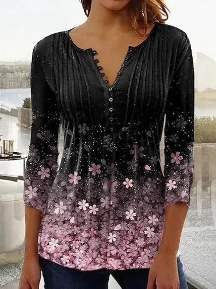 V-neck%20Printed%20Button%20Waist%20Cropped%20Top%20T-shirt%20Women%20Shirt%20Casual%20Loose%20Long-sleeved%20Shirt%20Elegant%20Printed%20Temperament%20Tops%20-%20Image%207