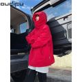 OUDIFU Shopkeeper's Same Style American Outdoor American Jacket Unisex Wear Loose Windproof Mountaineering Hooded Jacket. 